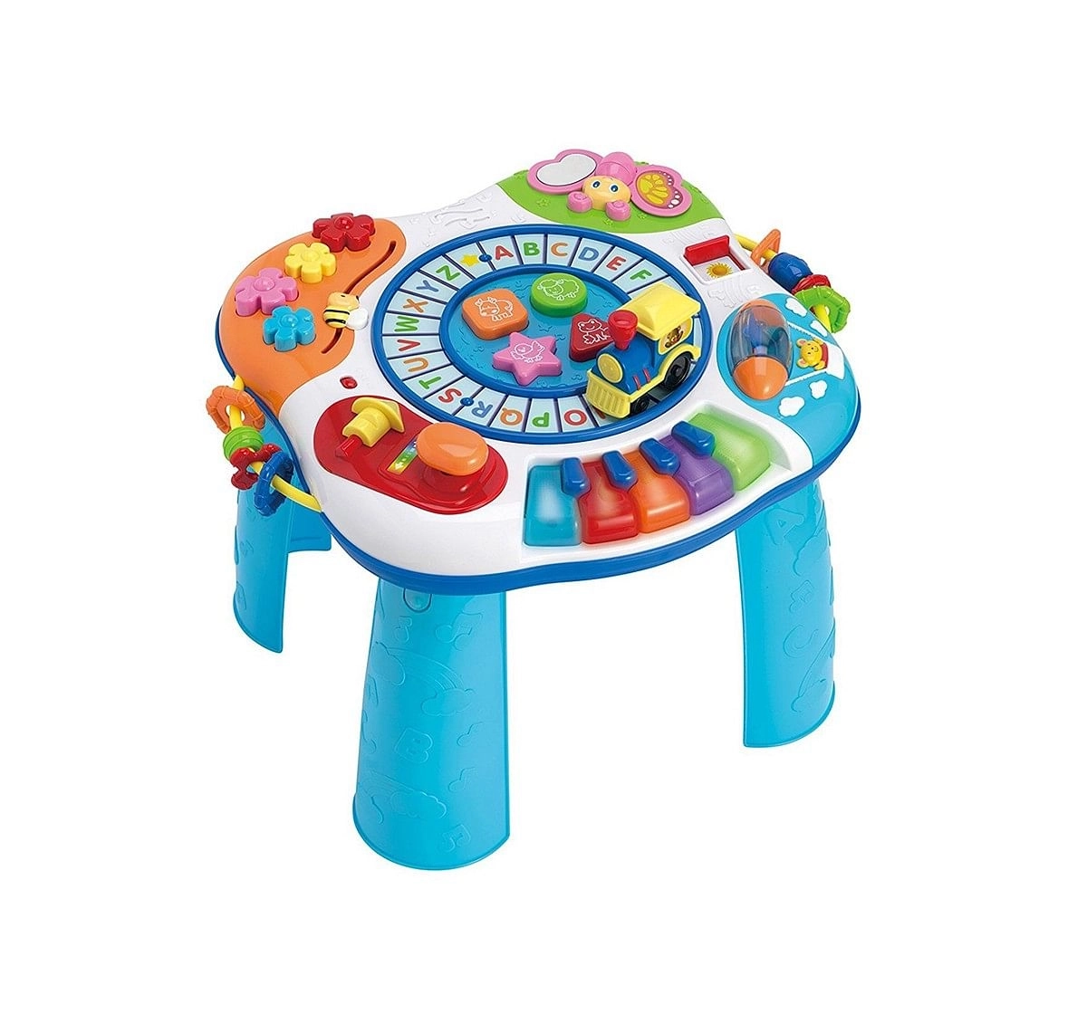 Winfun Letter Train And Piano Activity Table Baby Gear for Kids age 24M+ 