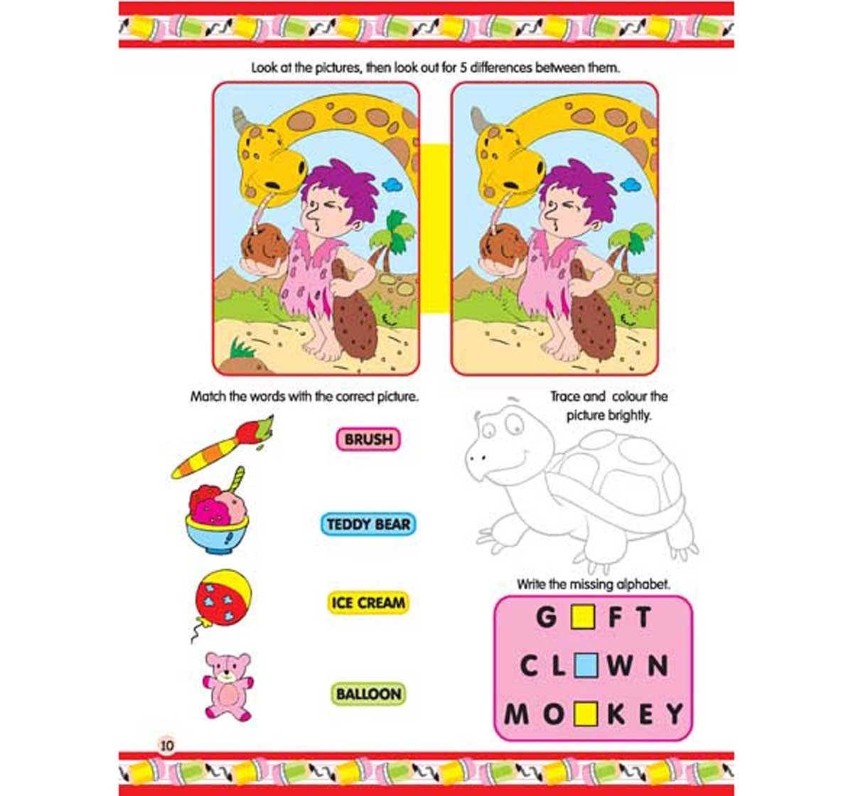 Dreamland Paperback Jumbo Activity Books for Kids 6Y+, Multicolour