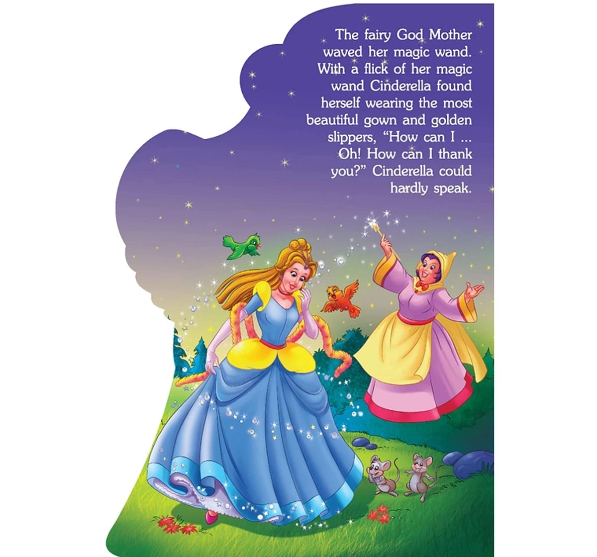 Dreamland Fancy Story of Cinderella Board Books for Kids 3Y+, Multicolour