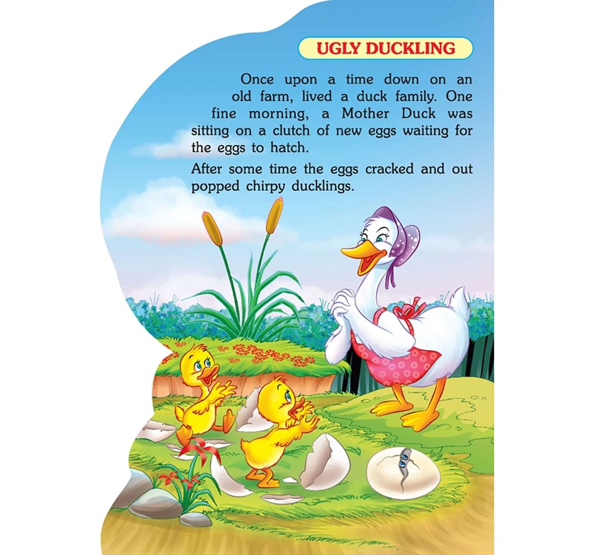 Dreamland Fancy Story of Ugly Duckling Board Books for Kids 3Y+, Multicolour