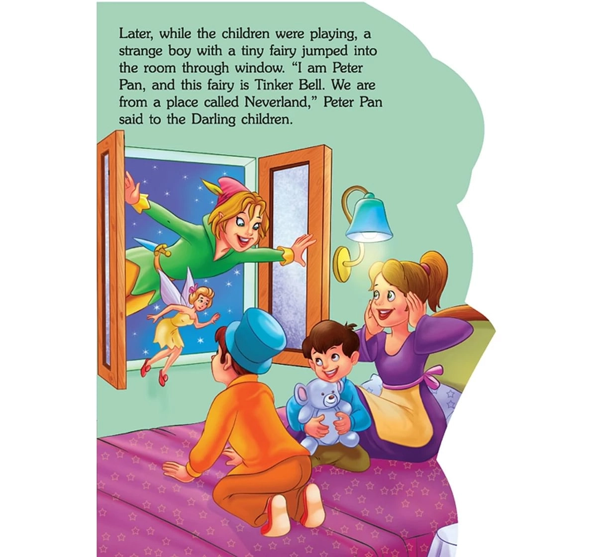 Dreamland Fancy Story of Peter Pan Board Books for Kids 3Y+, Multicolour
