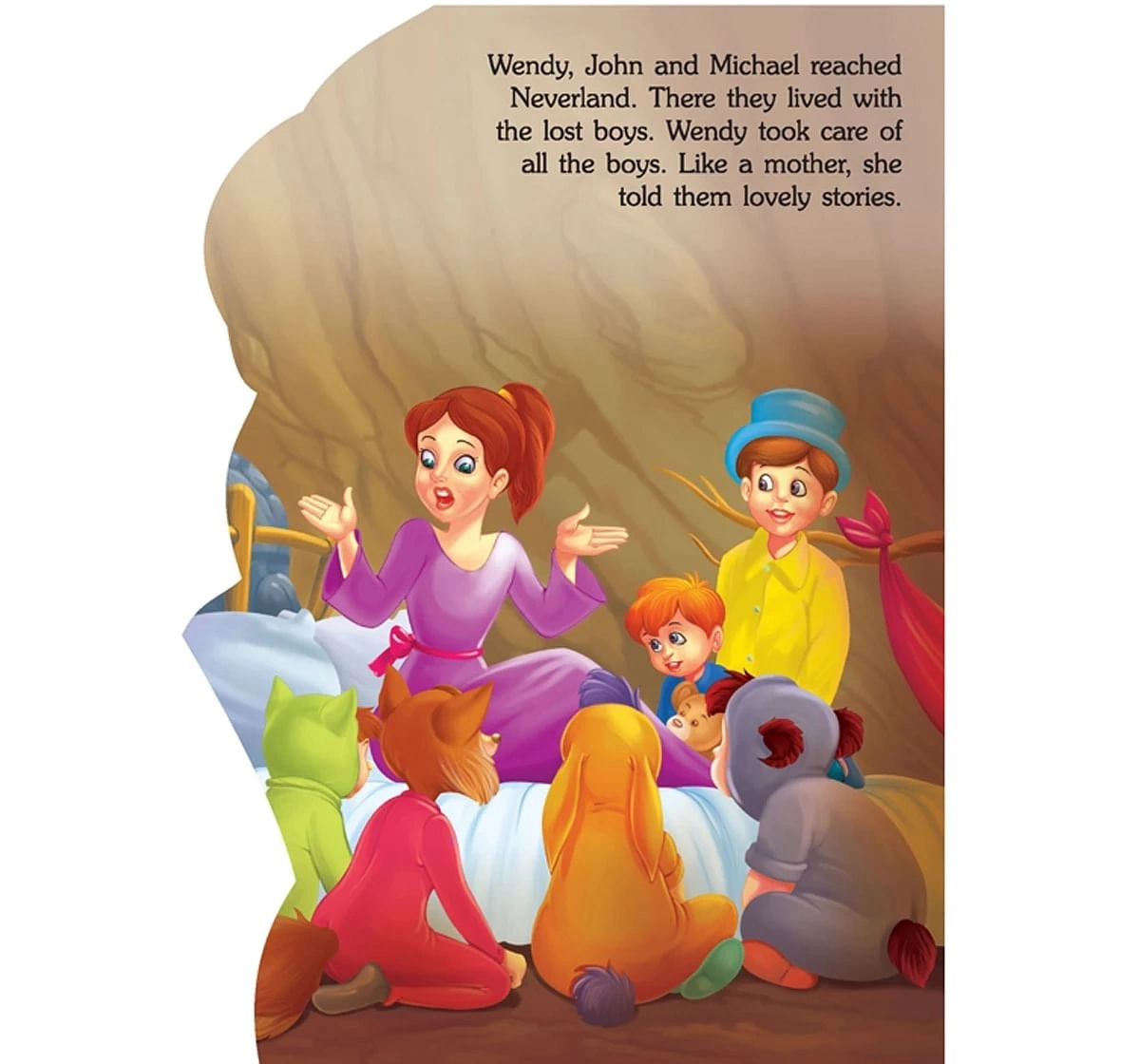 Dreamland Fancy Story of Peter Pan Board Books for Kids 3Y+, Multicolour