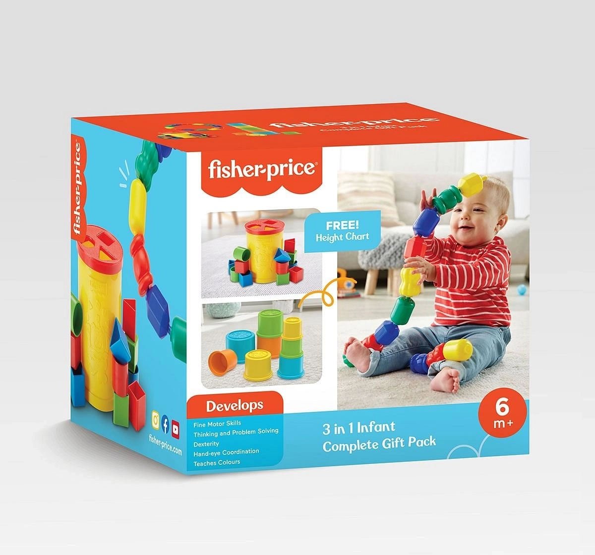 Buy Fisher-Price 3-in-1 Infant Complete Giftpack for Kids age 0M+