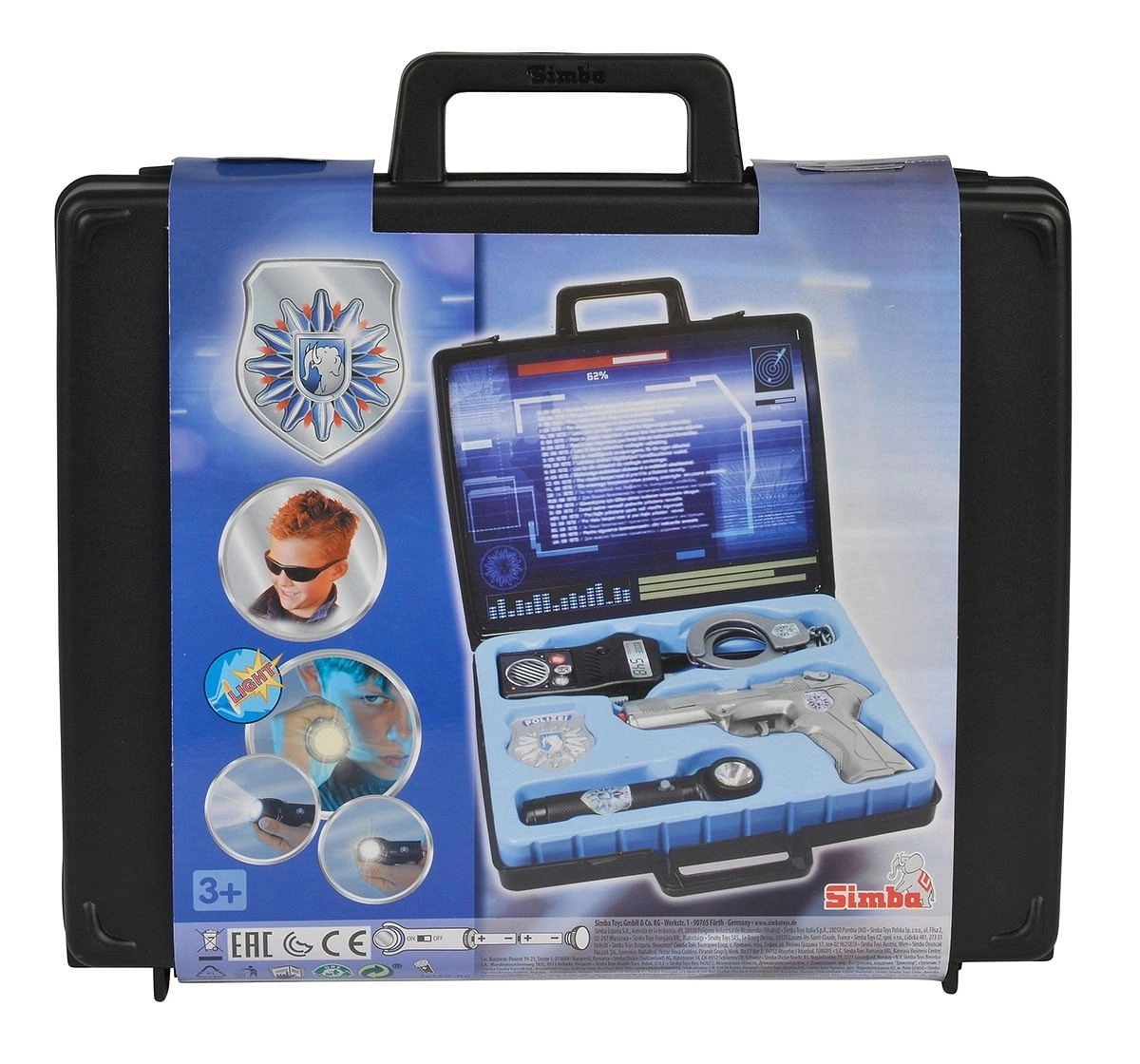 Simba Police Equipment In Carry Case for age 3Y+