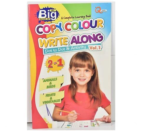 Quixot My Big Book Of Copy Colour & Writing Along Multicolor 3Y+