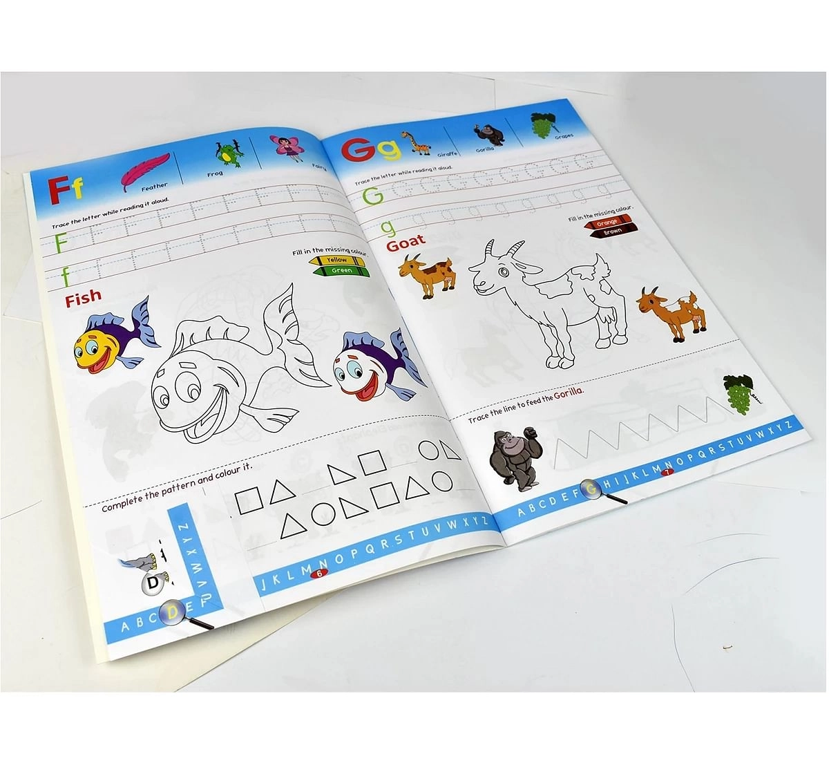 Quixot My Big Book Of Copy Colour Write Along & Activities (Alphabet & Number & Activity) Multicolor 3Y+