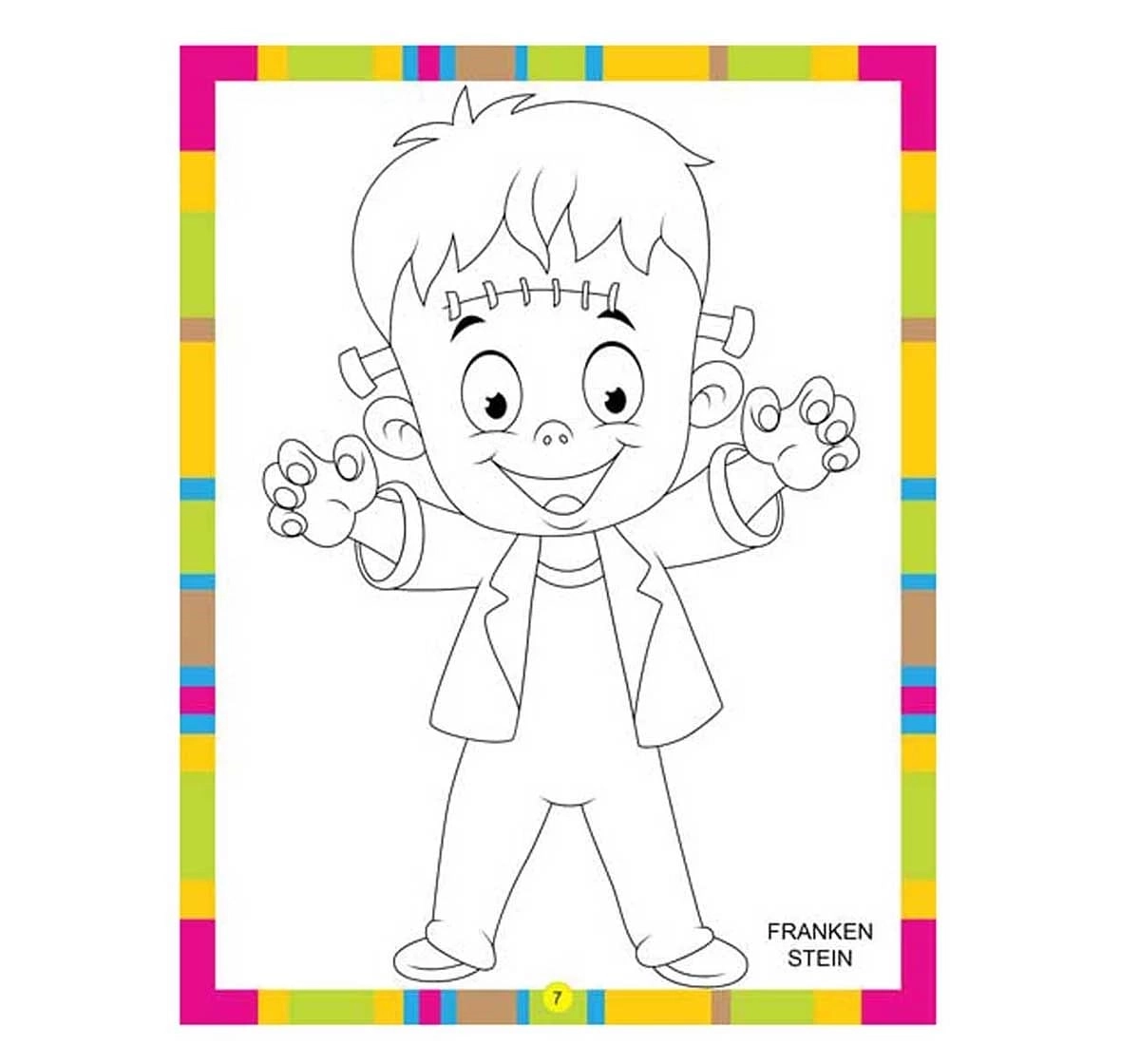 Dreamland Paper Back My Best Colouring Book Part 2 for kids 3Y+, Multicolour