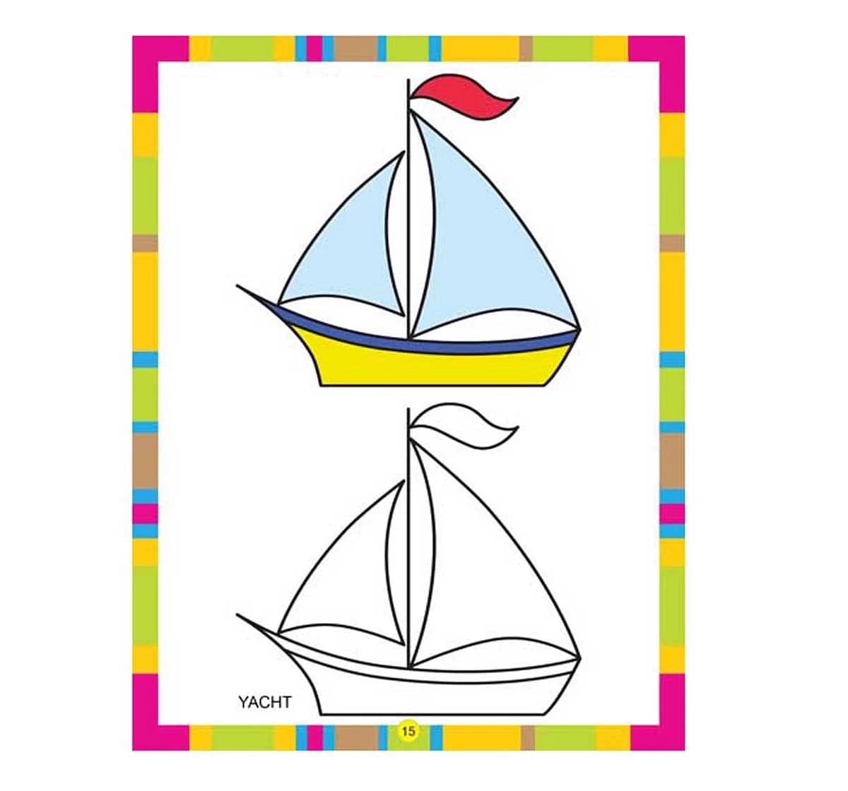 Dreamland Paper Back My Best Colouring Book Part 2 for kids 3Y+, Multicolour