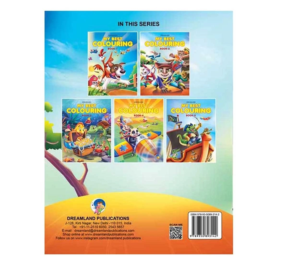 Dreamland Paper Back My Best Colouring Book Part 2 for kids 3Y+, Multicolour