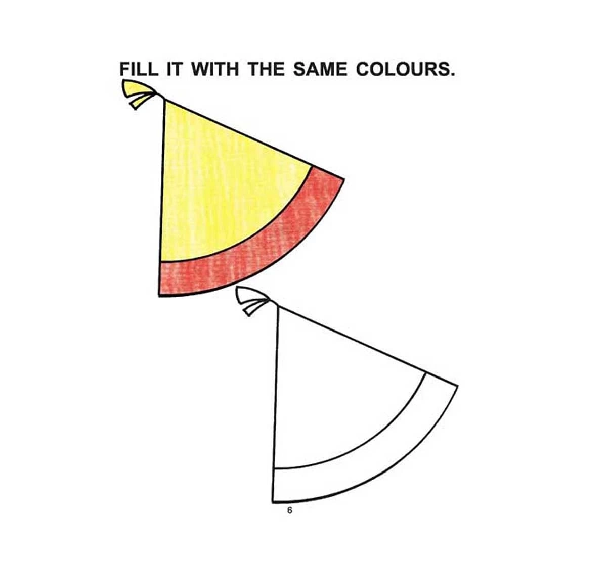 Dreamland Paper Back Colour With Crayons Part 2 Drawing Book for kids 3Y+, Multicolour