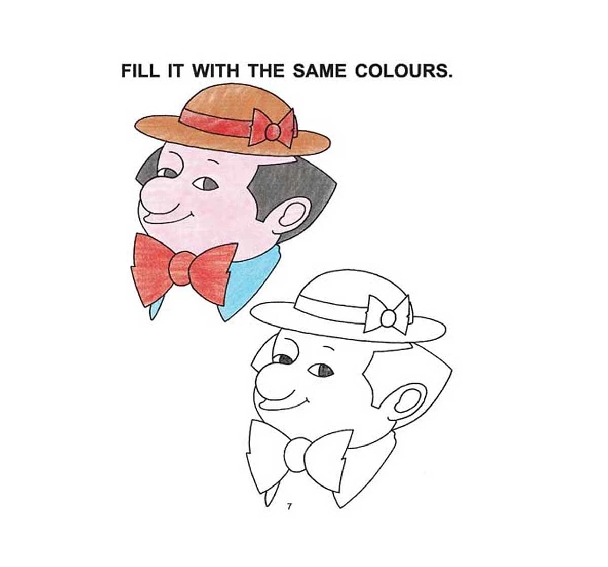 Dreamland Paper Back Colour With Crayons Part 3 Drawing Book for kids 3Y+, Multicolour