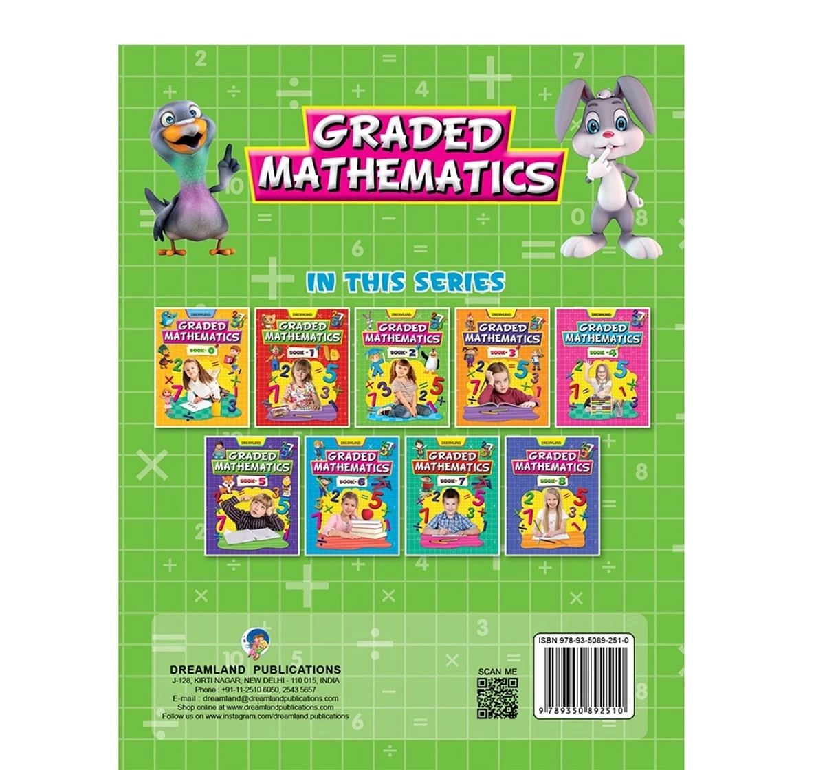 Dreamland Paper Back Graded Mathematics Part 2 School Textbooks for kids 4Y+, Multicolour