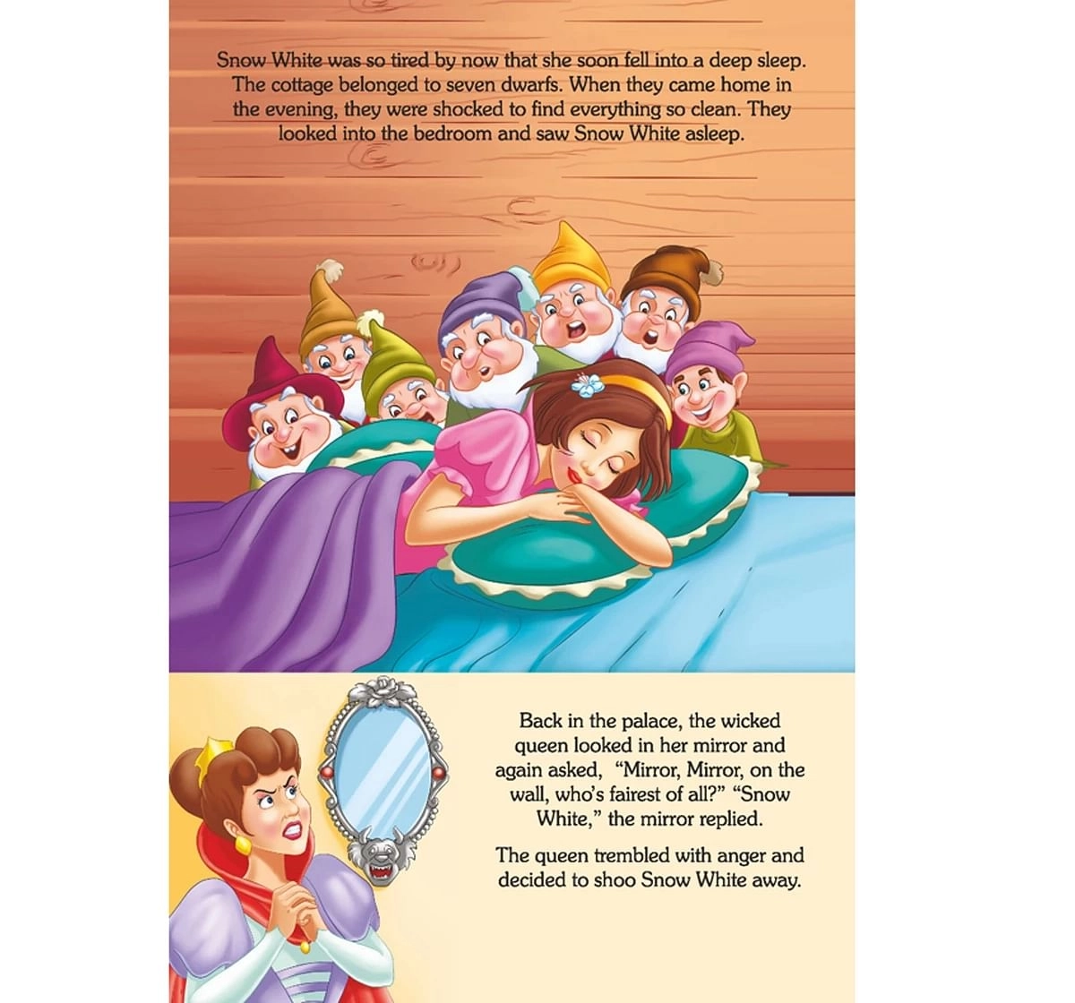 Dreamland Hard Bound Popup Snow White Books for Kids 3Y+, Multicolour