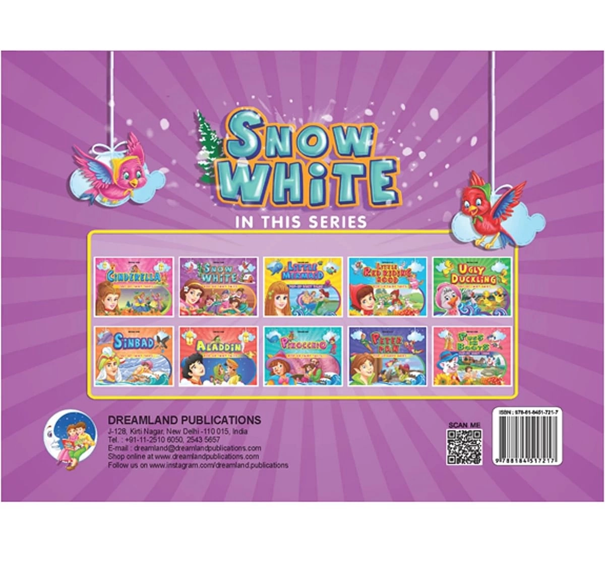 Dreamland Hard Bound Popup Snow White Books for Kids 3Y+, Multicolour