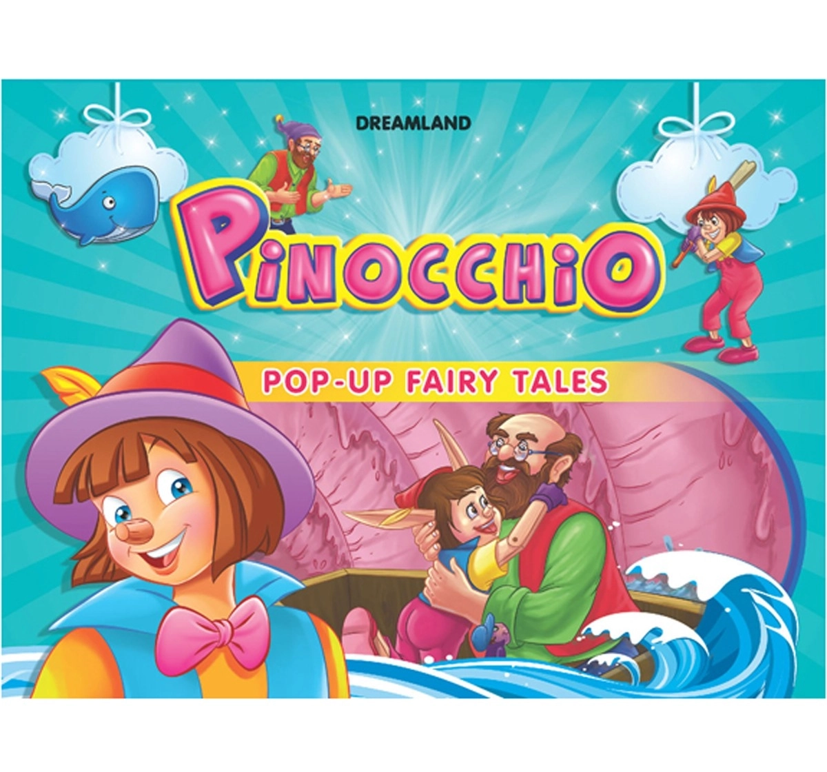 Dreamland Hardbound Popup Pinocchio Books for Kids 3Y+, Multicolour