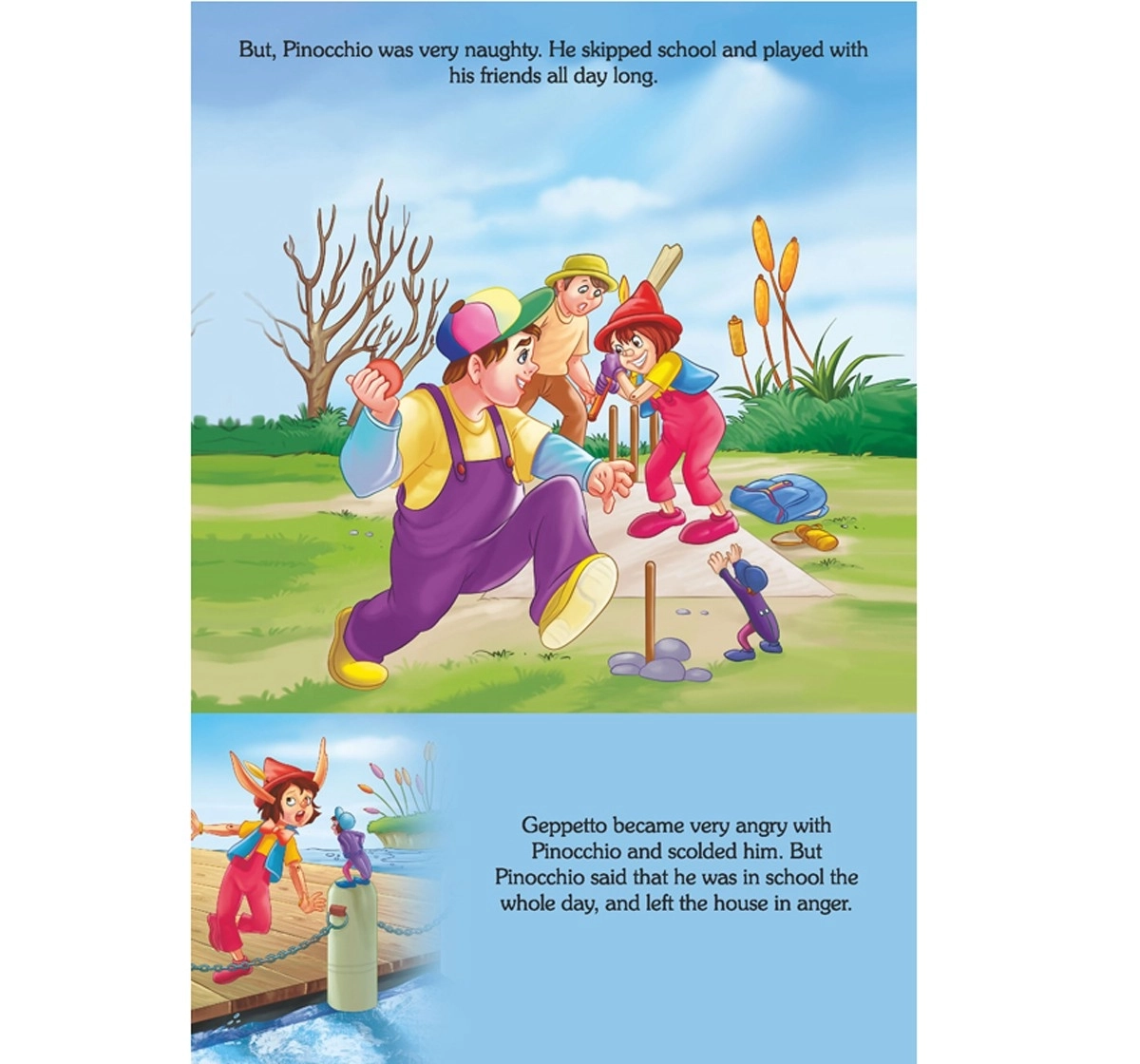 Dreamland Hardbound Popup Pinocchio Books for Kids 3Y+, Multicolour