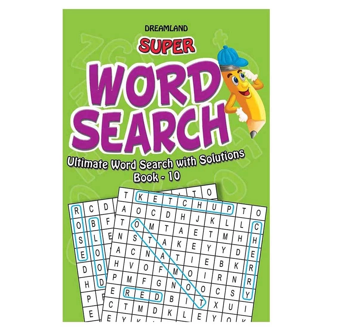Dreamland Paper Back Super Word Search Control Part 10 Activity Book for kids 7Y+, Multicolour