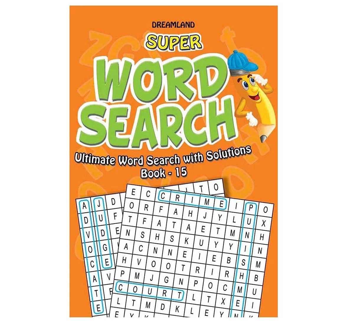 Dreamland Paper Back Super Word Search Control Part 15 Activity Book for kids 7Y+, Multicolour