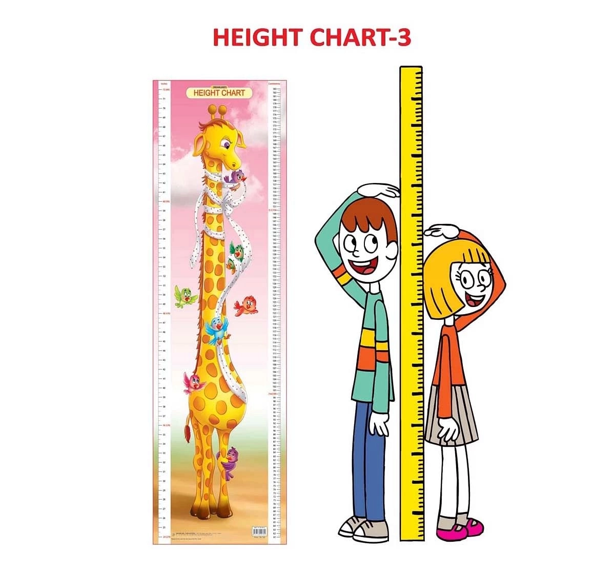 Dreamland Height Chart Part 3 for kids 2Y+, Multicolour