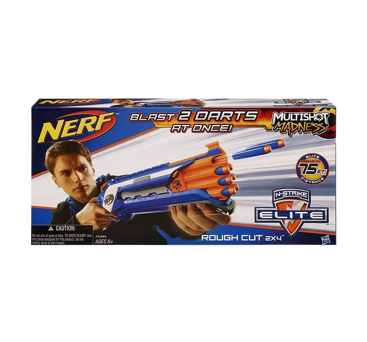 Shop Nerf N-Strike Elite Rough Cut 2X4 Blaster Blasters for Kids age 8Y ...