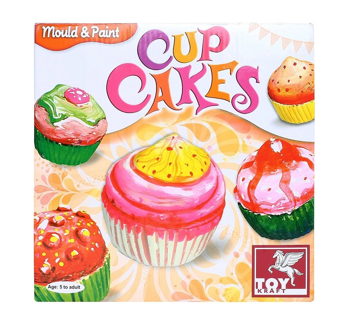 Toy Kraft M And P - Cup Cakes, Multi Color DIY Art & Craft Kits for Kids age 5Y+ 