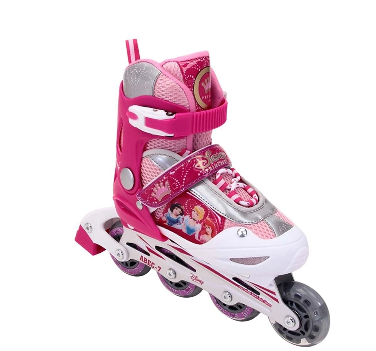 Disney Princess Inline Skate Combo Set Skates and Skateboards for Kids age 5Y+ 