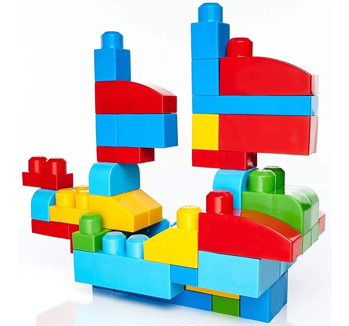 Mega Blocks First Builders Big Building Bag, Multicolor Toddler Blocks for Kids age 12M+, Assorted