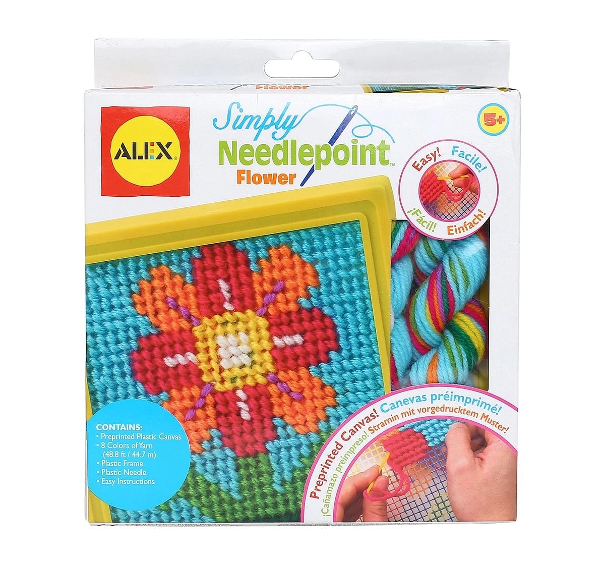 Alex Toys - Craft Simply Needlepoint - Flower Blossom 395Fn