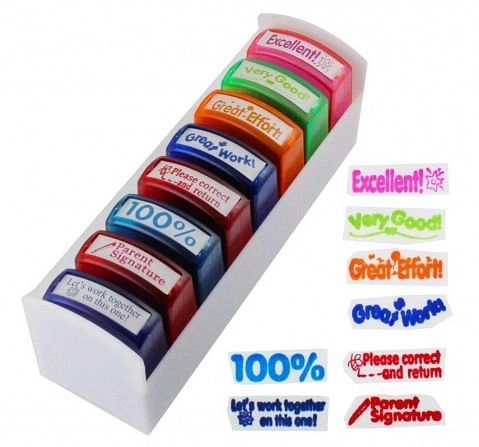 Melissa & Doug Wooden Classroom Stamp DIY Art & Craft Kits for Kids age 5Y+ 