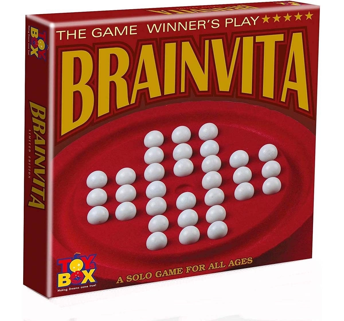 Toysbox Brainvita Single Player Board Games for Kids age 5Y+ 