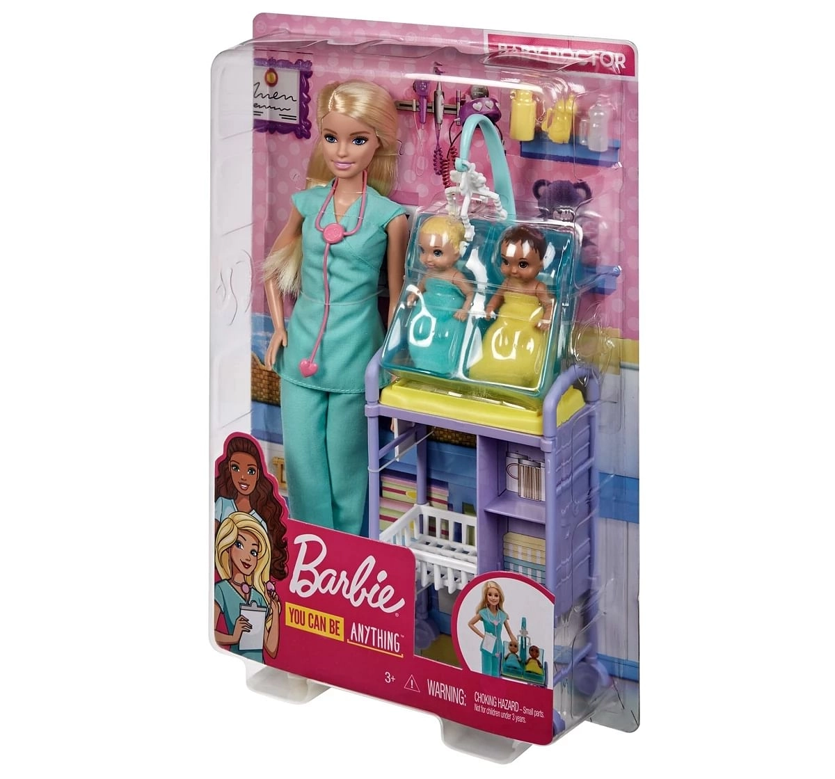 Barbie Careers Baby Doctor Playset 1 Barbie Table Up 3Y Multicolour