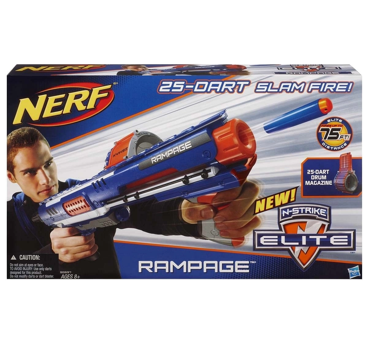 Nerf N-Strike Elite Rampage Blaster for age 8Y+ 