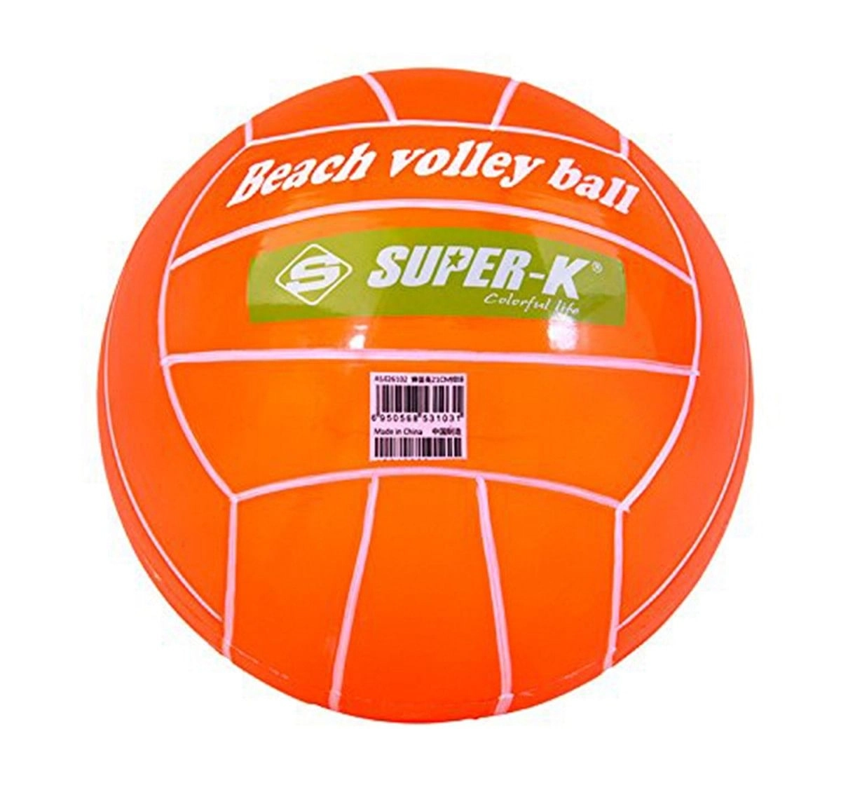 Super-Kids Pvc Beach Volleyball,Assorted, 2Y+