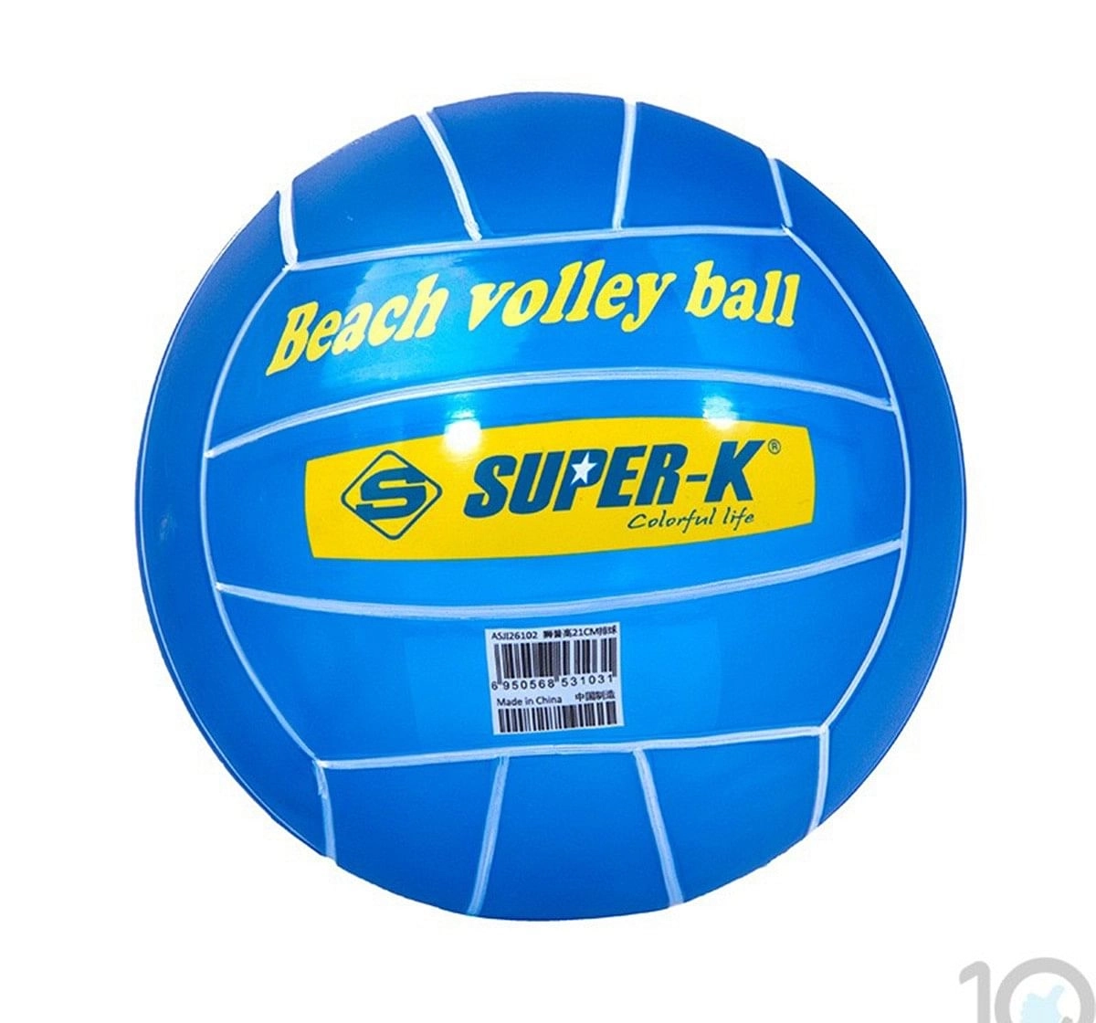 Super-Kids Pvc Beach Volleyball,Assorted, 2Y+