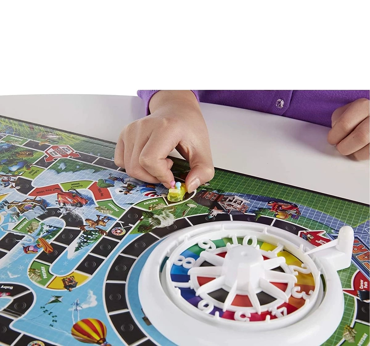 Shop Hasbro The Game Of Life Board Game For Families And Kids Board Games  for Kids age 8Y+