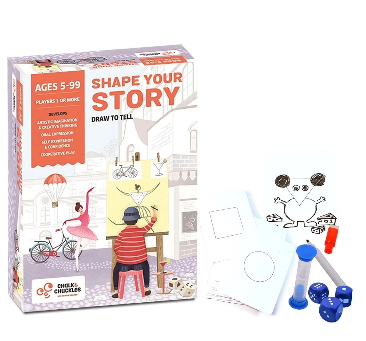 Chalk and Chuckles Shape Your Story ,  4Y+