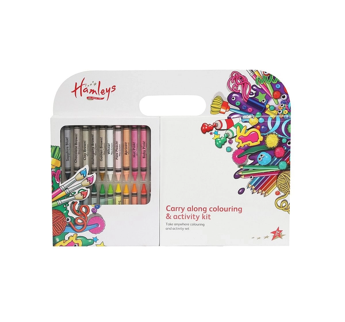 Hamleys Colouring Activity Kit (Pack Of 25) School Stationery for Kids age 3Y+ 
