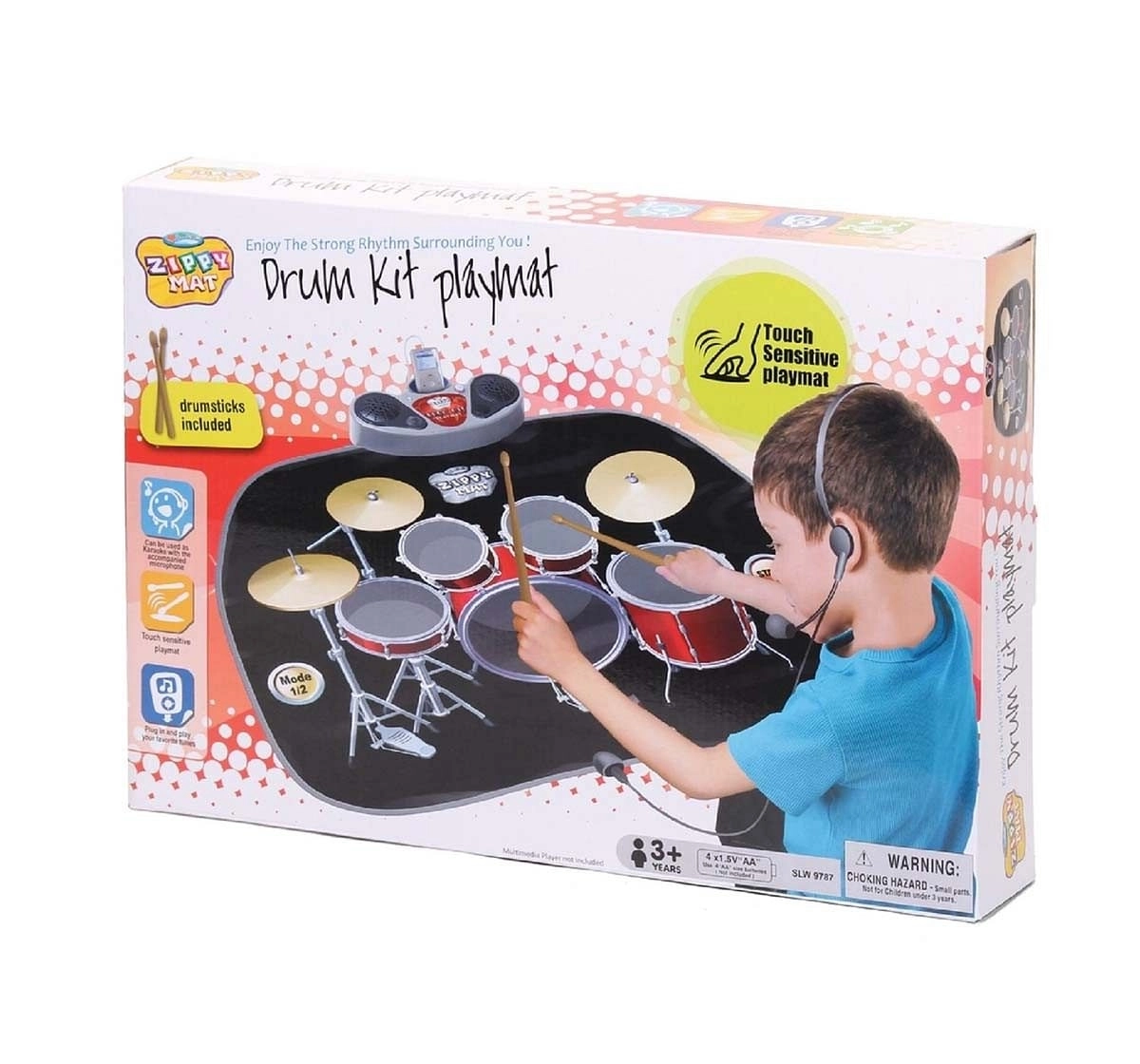 Hey Music Hamleys Drum Kit Play Mat Musical Toys for Kids age 3Y+ 