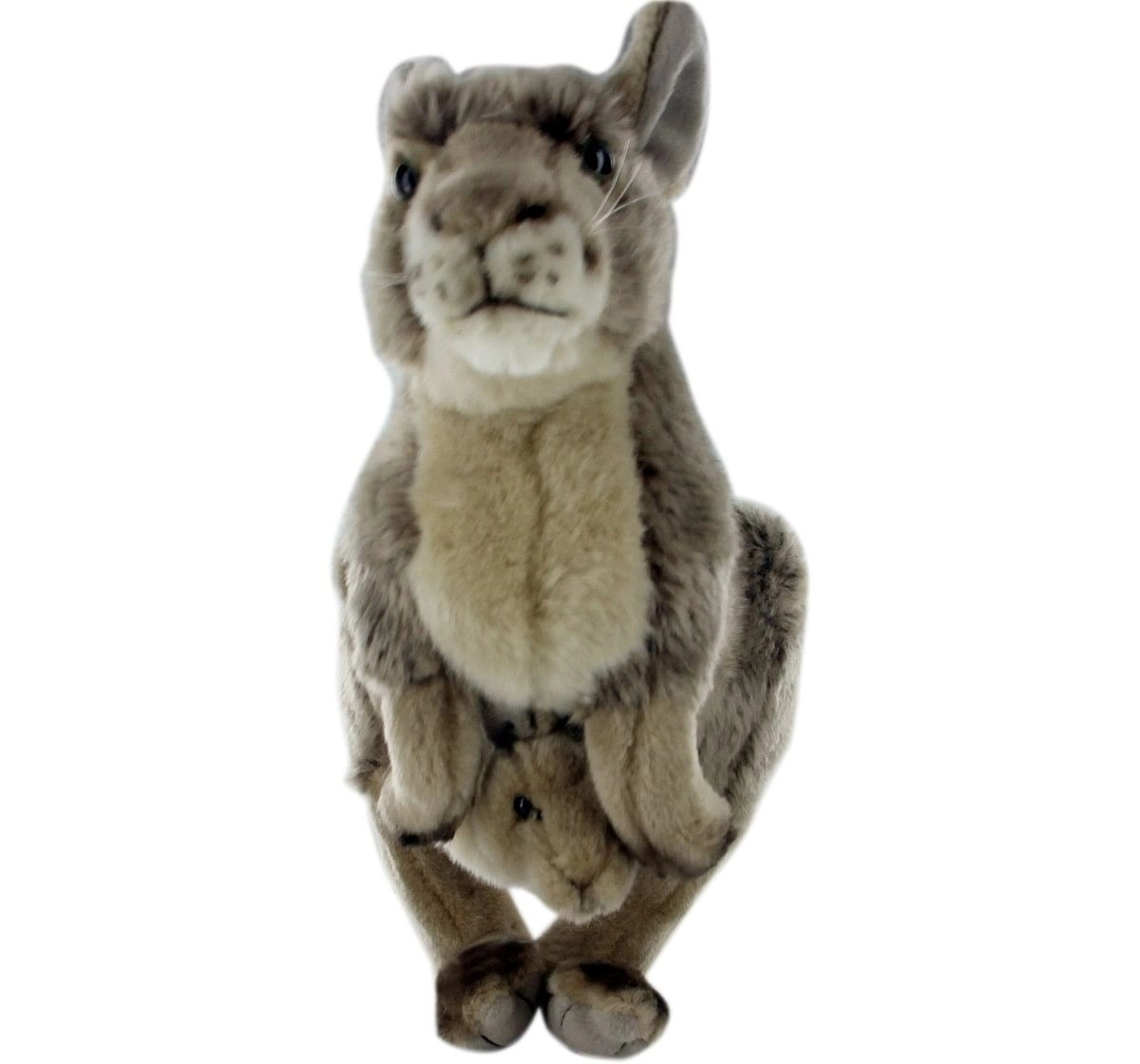 Hamleys Kangaroo Soft Toy (Brown) Animals & Birds for Kids age 2Y+ - 10 Cm 