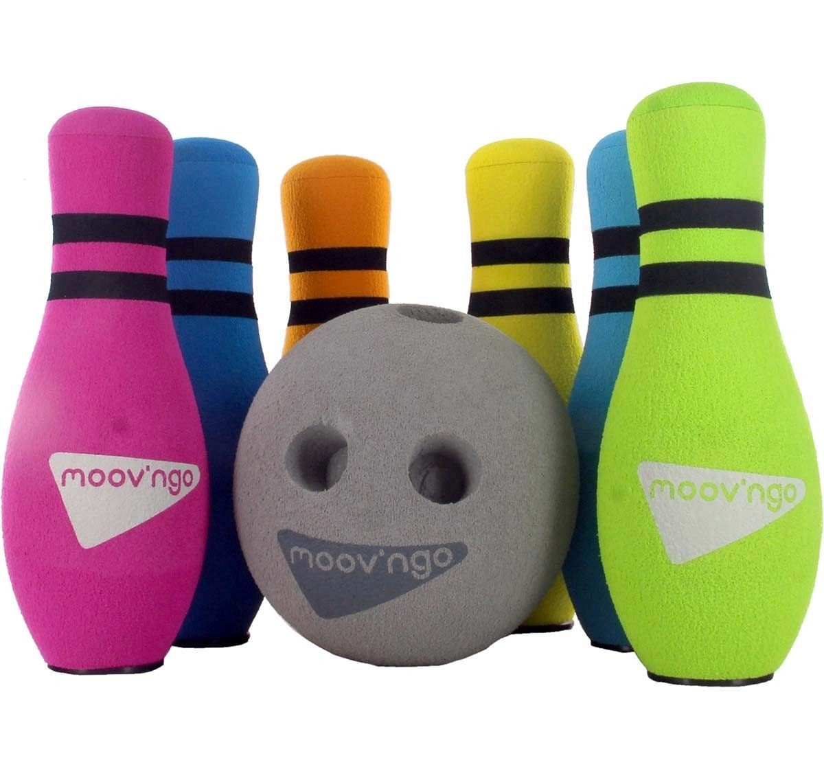 Moov'Ngo Foam Bowling Set Indoor Sports for Kids age 3Y+ 