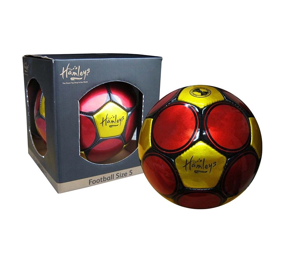 Hamleys Star Metallic Football Ball Sports & Accessories for Kids age 5Y+ 