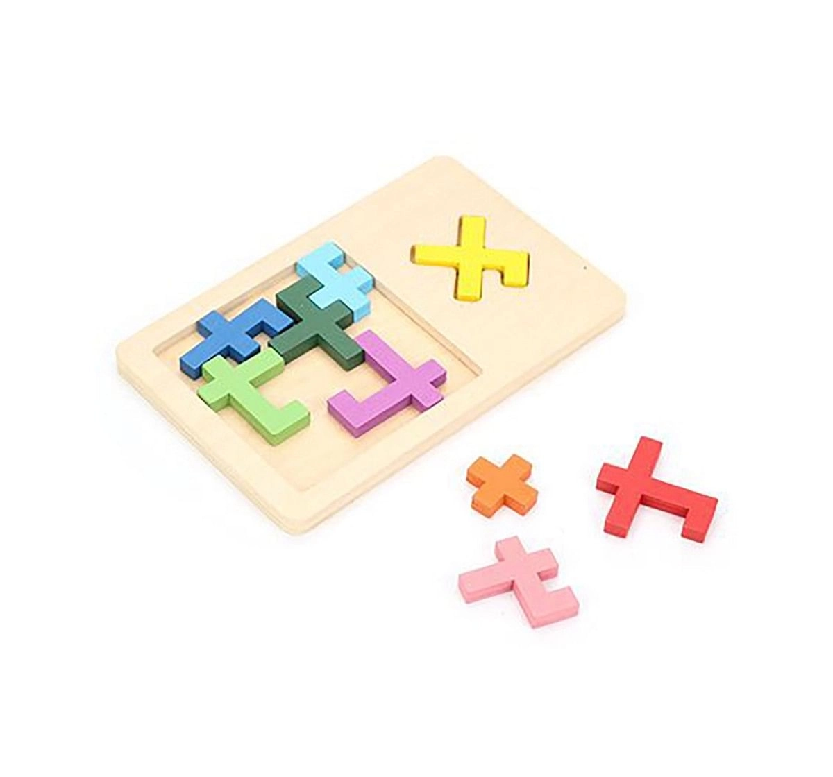 Mi Wooden Reunion Puzzle, Multi Color Games for Kids age 6Y+ 