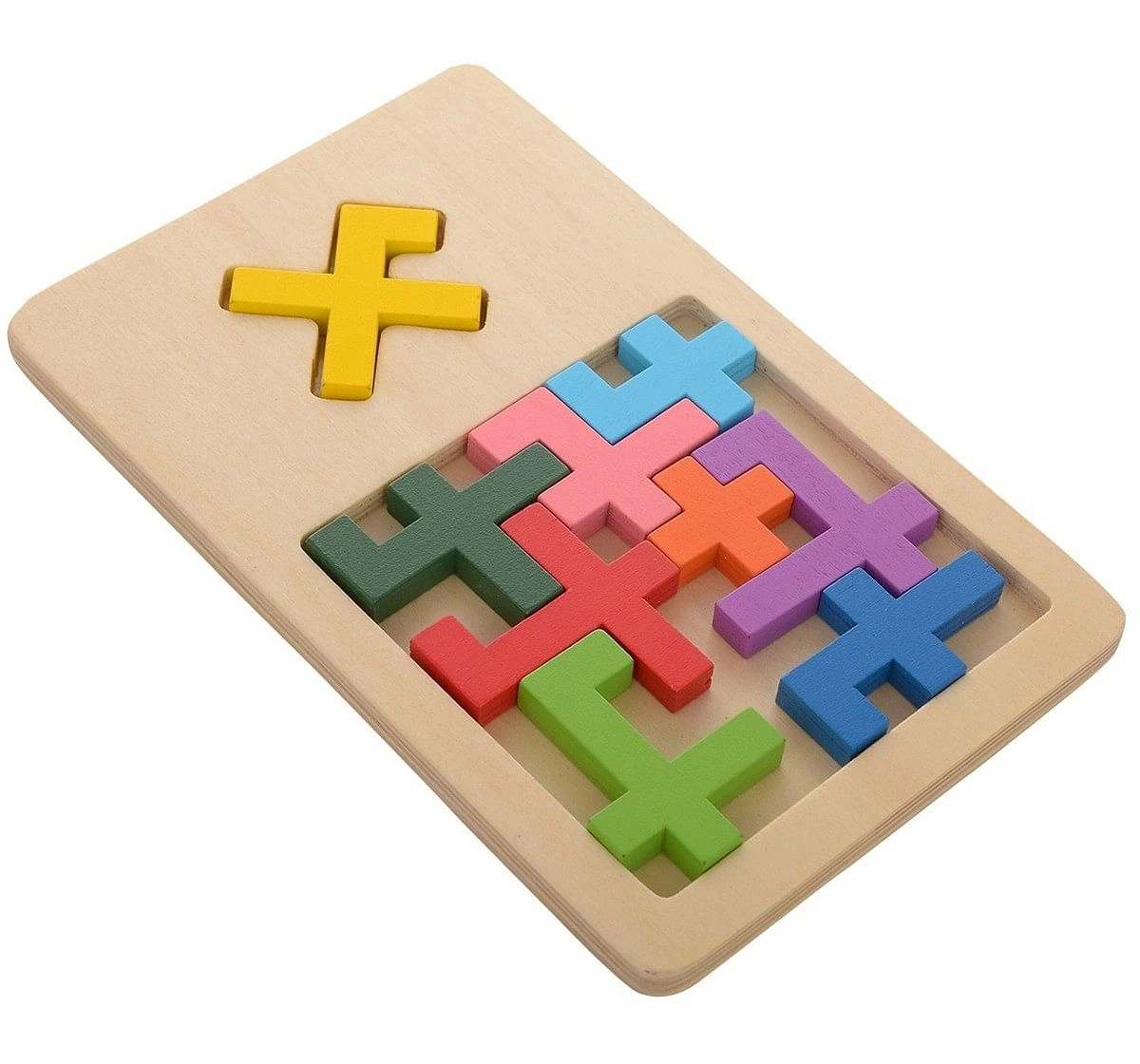 Mi Wooden Reunion Puzzle, Multi Color Games for Kids age 6Y+ 