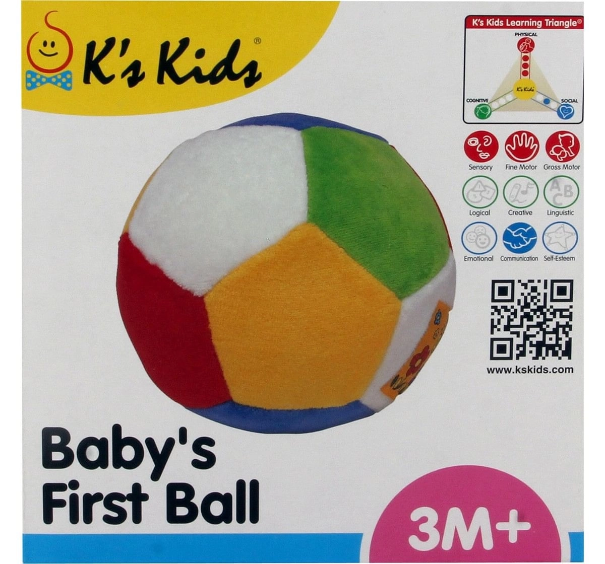 K'S Kids Baby'S First Ball Early Learner Toys for Kids age 3M+ 