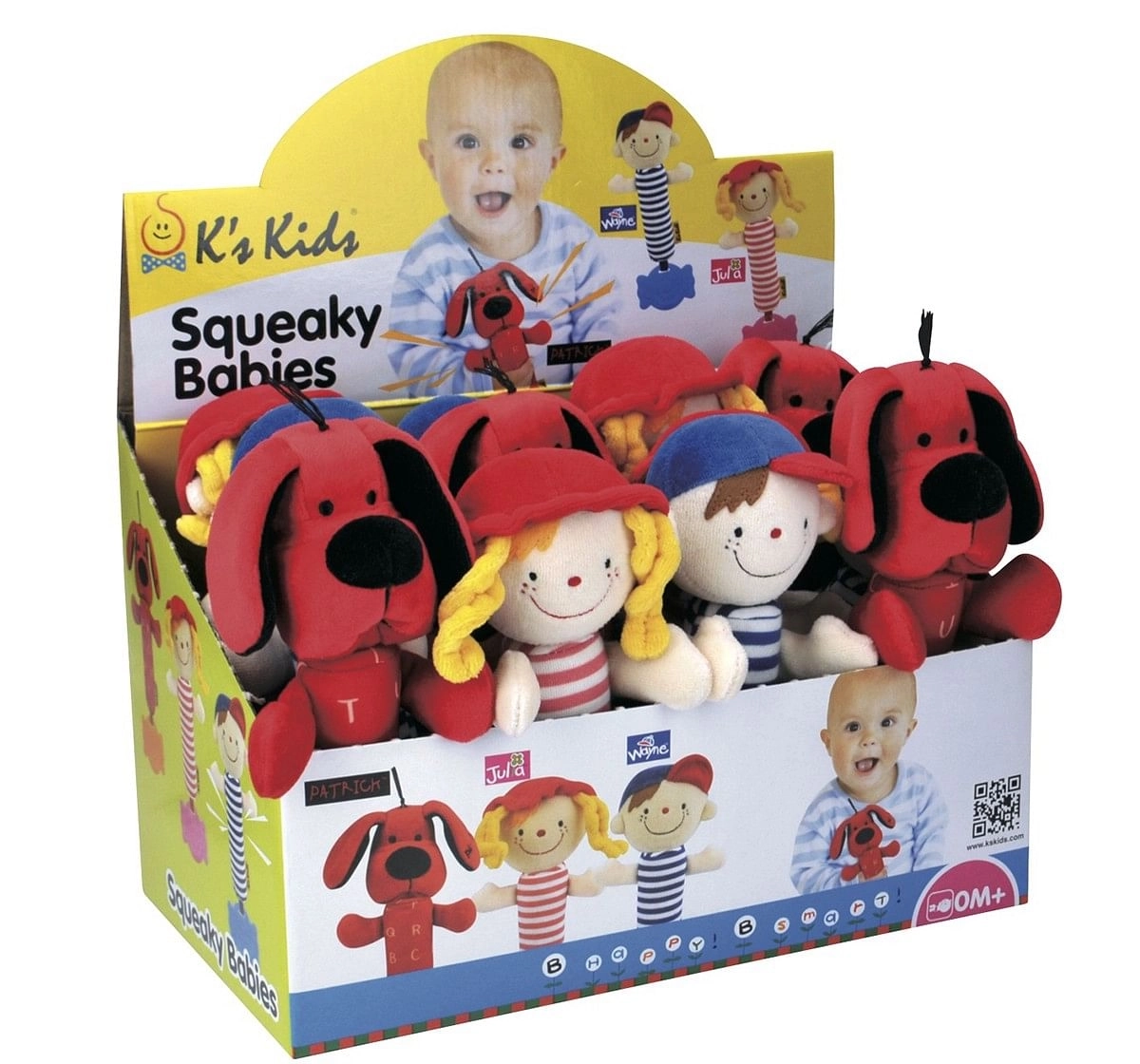 K'S Kids Squeaky Babies - Julia New Born for Kids age 0M+ 