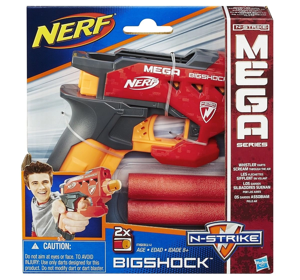 Nerf  NSTRIKE MEGA BIGSHOCK Blasters for age 8Y+ 
