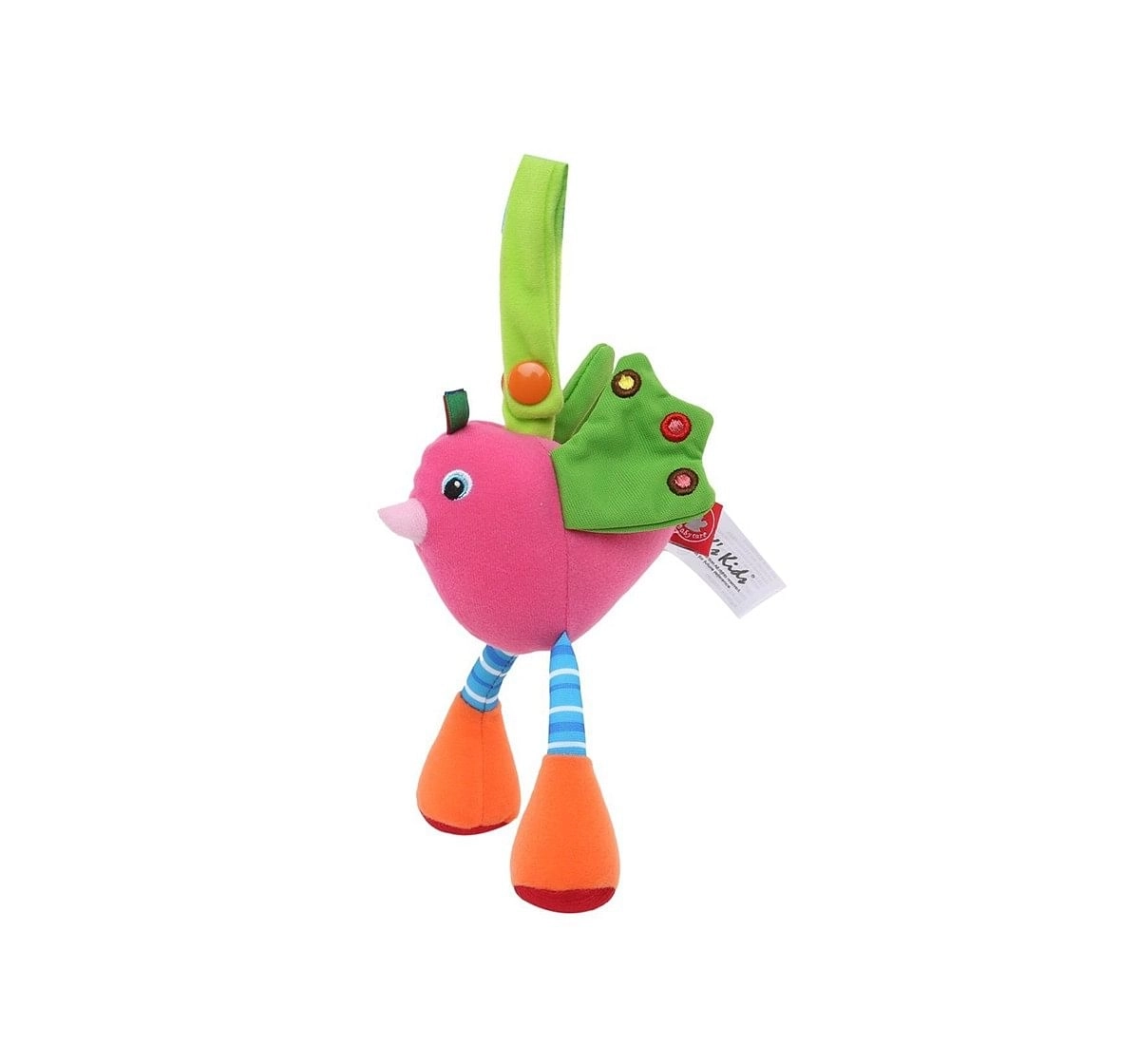 K'S Kids Chip Chip Bird, Multi Color New Born for Kids age 1M+ 