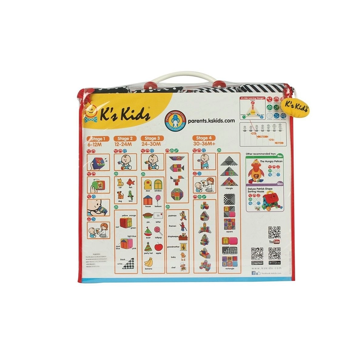 K'S Kids Knock Knock Blocks Early Learner Toys for Kids age 24M+ 