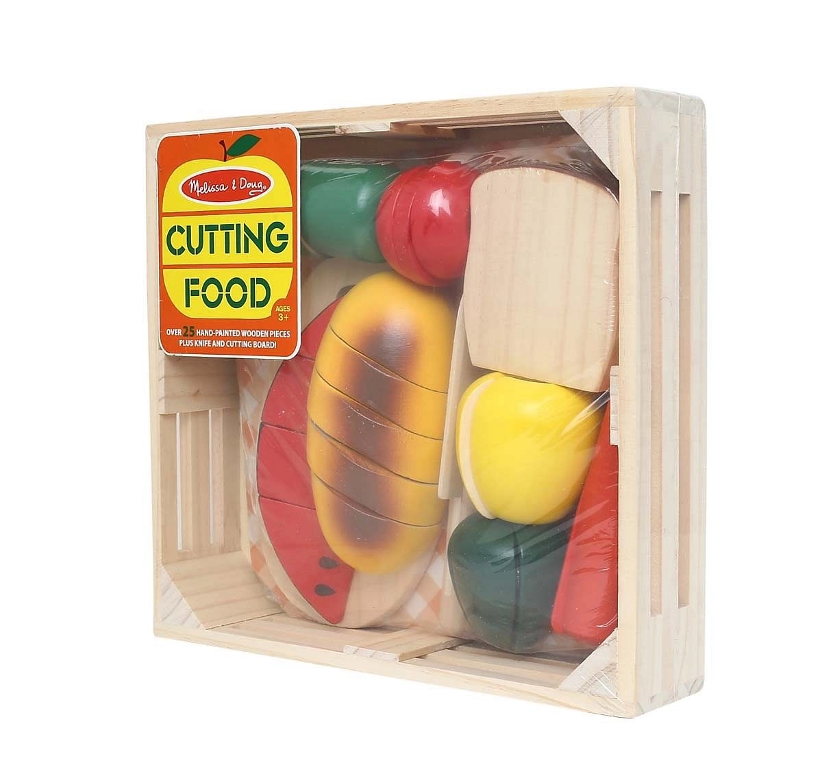 Melissa & Doug Cutting Food Wooden Play Food  Supermarket & Food Playsets for age 3Y+ 