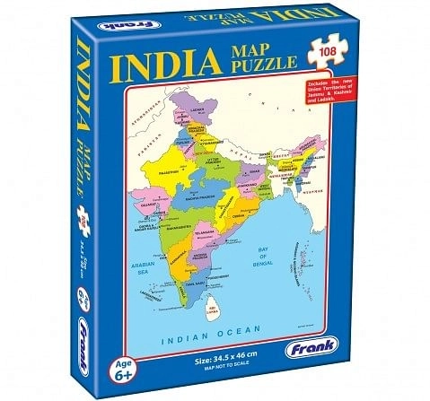  Frank India Map  Puzzles for Kids age 6Y+ 